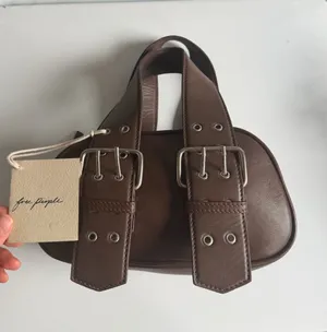 New Brown Free People Buckle Handbag thumbnail 1