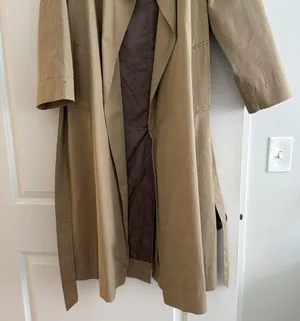 Mango Tie Belt Trench thumbnail 4