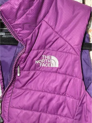 The North Face purple puffer vest, women’s size XS thumbnail 2