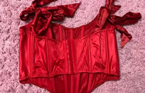 Red Victorias Secret Corset thumbnail 2
