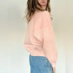 90s Vintage Choices From Gitano Pink Embroidered Crewneck Button Front Sweater thumbnail 8