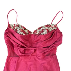 NEW Portia and Scarlett PS22180 Cowl Evening Gown Deep Red thumbnail 8