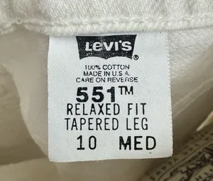 1996 Vintage Levi’s 551 Relaxed Fit Jeans thumbnail 7