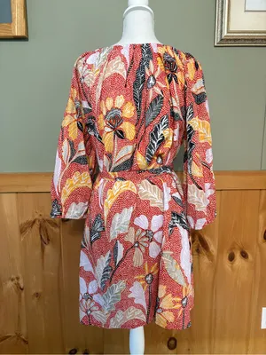 Elizabeth and James Marika "Uptown Garden" 100% Cotton dress size XL NWT thumbnail 5