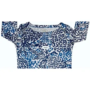 Lilly Pulitzer Sophie Shift Dress MEDIUM Home Slice Blue White 50+ UPF NEW‎ thumbnail 7
