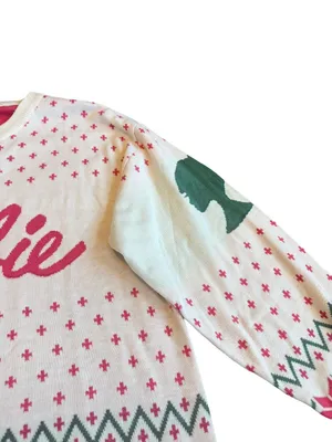 Mattel Barbie Pullover Stretchy Sweater Crew Neck Pony Tail Pink Size Small NWT thumbnail 7