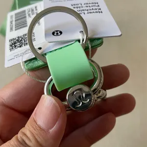 Lululemon Never Lost Keychain - Citra Lime/White thumbnail 5
