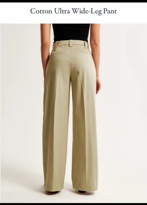 Abercrombie Wide Leg Trouser Pant thumbnail 9