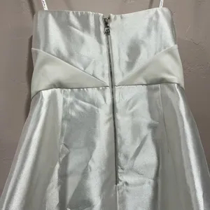 Phoebe White Sz 4 strapless polyester Cocktail Dress thumbnail 5