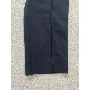 Anthropologie Dress Pants Black Knit Straight Leg Stretch Pull-On Women's XL 26" thumbnail 14