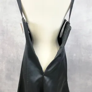 Davids Bridal Womens Dress‎ 4 Satin Strap Fit Flare Cocktail Party Flirty LBD thumbnail 6