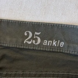 J Crew‎ Toothpick Ankle Pants 25 Olive Side Stripe Skinny Stretch thumbnail 10