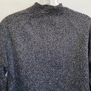 Lululemon‎ Rest Less Half Zip Pullover Herringbone Black White Women Size 8 thumbnail 7