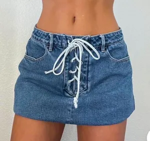 PacSun tie front mini skirt thumbnail 1