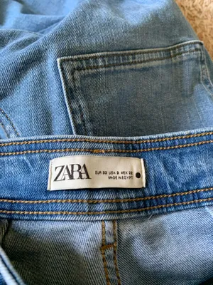 ZARA Marine Straight Jeans High-Waisted thumbnail 5
