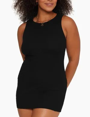 NIB Set Active ribbed tank dress - Onyx thumbnail 1