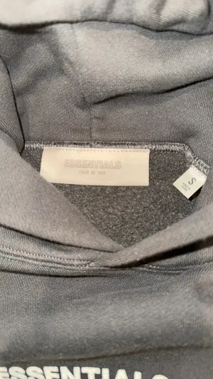 Essentials Fear of God Hoodie Black Small thumbnail 2