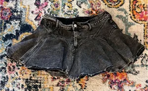 Windsor Black Jean Skirt Mini thumbnail 1