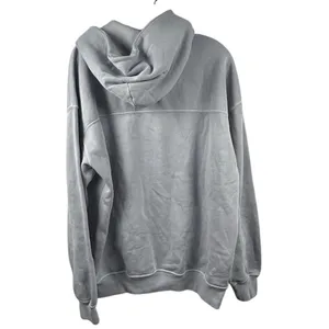 Abercrombie & Fitch Men's Blue Gray Pullover Hoodie‎ Size M Tall thumbnail 3