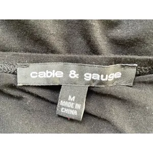 Cable & Gauge Black Braided Chain Halter Top thumbnail 14