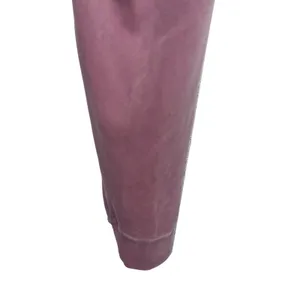 Juicy Couture Velour Dusty Rose Mauve Juicy Rhinestone Spell out Jogger Pants S thumbnail 4