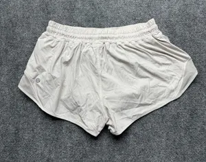 lululemon athletica Women’s 8 Light Beige Athletic lined Shorts thumbnail 1
