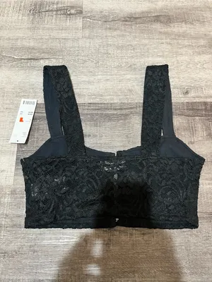 URBAN OUTFITTERS Lace Bustier Bralette Crop Top thumbnail 3