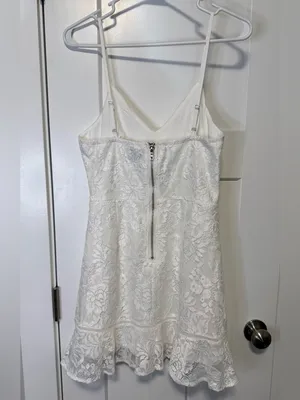 Hello Molly Have We Met Dress in White Size Medium thumbnail 5