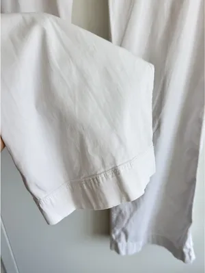 Abercrombie & Fitch White Bootcut Pants Low Rise Front Patch Pocket Women’s 6 thumbnail 13