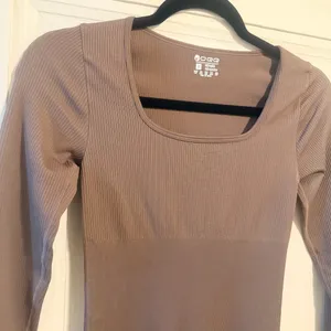Shape-Wear Jumpsuit Square Neck Long Sleeve Butt Lift Size S - NWOT thumbnail 5