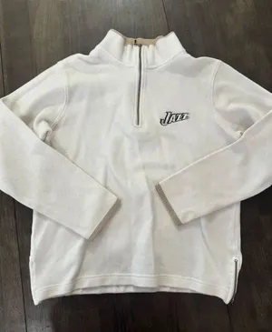 Utah Jazz Vintage White Pullover thumbnail 1