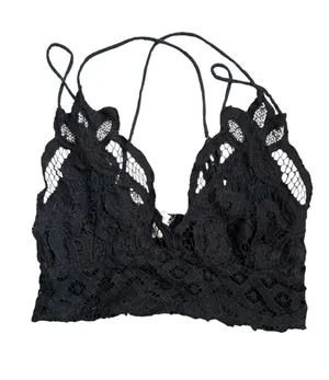 Free People FP One Adella Black Lace Bralette | XSmall thumbnail 1