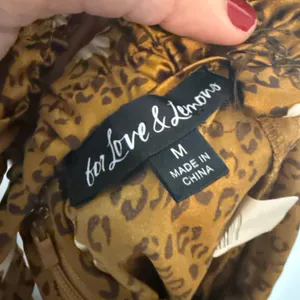 For Love & Lemons Revolve Tawney Cheetah Floral Animal Print Satin Mini Dress M thumbnail 8
