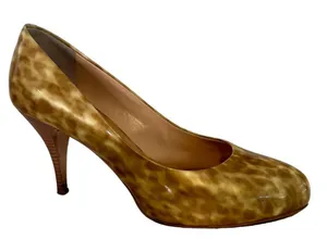 Giuseppe Zanotti Patent Leather Heels Animal Print Pumps Women's‎ Size 38 US 8 thumbnail 1
