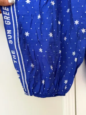 Anthropologie Celandine Sheer Smocked Star-Print Balloon Pants, Size S thumbnail 11