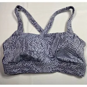 All in Motion Snake Print Sports Bra Workout Athletic Yoga‎ Crossback Medium thumbnail 1