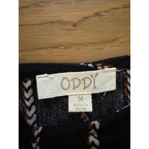 ODDY Women Size‎ Medium Crocheted Bell Sleeve Blouse Boho Hippie Peasant Rayon thumbnail 3