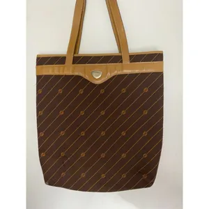GUCCI Vintage XL Tote Bag in Canvas Fabric w/ thumbnail 3
