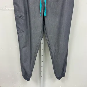 Figs Women's Zamora High Waisted Jogger Scrub Pants W20SW2028 Heather Gray‎ Med thumbnail 4