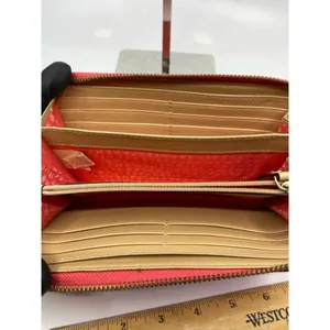 Kate Spade Women's Pink Tan Zipper Wallet thumbnail 6