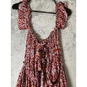 MISA Los Angeles Smocked Tiered Midi Dress Paisley Boho Cottagecore Size Small thumbnail 2