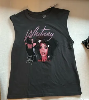 NWT Abercrombie & Fitch Whitney Houston tank top. Size XS thumbnail 1