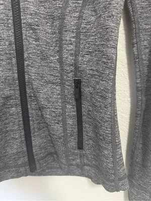Lululemon Define Jacket Heathered Black Luon Size 4 thumbnail 7