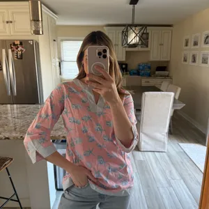 Vineyard Vines Pink Seashell Print Tunic Top Size Medium thumbnail 3