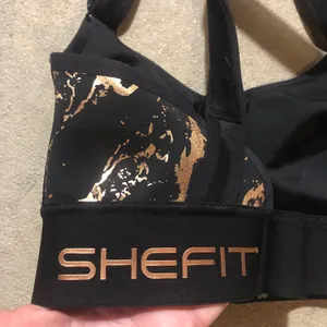 SheFit Flex Sports Bra Black Rose Gold thumbnail 8