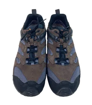 Merrell Performance Shoes Womens Size 9.5 Brown Blue Mesh Hiking Lace Up Sneaker thumbnail 2