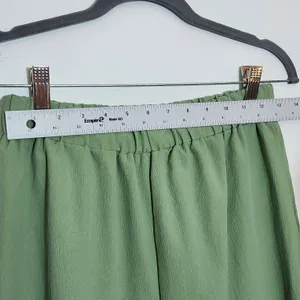 Cider Pull-on Green Wide Leg Pants Size Medium thumbnail 4