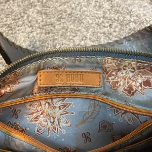 Hobo leather satchel gray‎ and brown Gray thumbnail 11