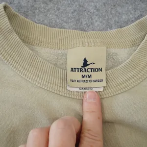 Vintage Medium Oversized Tan Oregon Wine Country Embroidered Crewneck Sweatshirt thumbnail 5