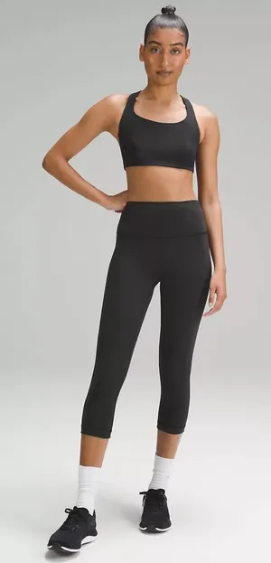 Wunder Train High-Rise Black leggings Crop 21" size 2 thumbnail 1